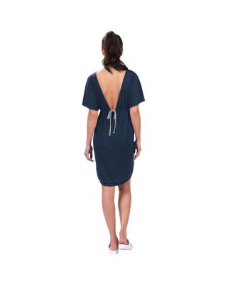 Women's Navy Dallas Cowboys Versus Swim Cover-Up