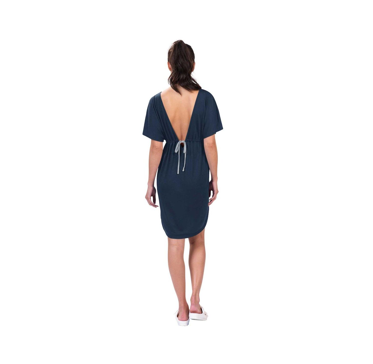 Women's Navy Dallas Cowboys Versus Swim Cover-Up