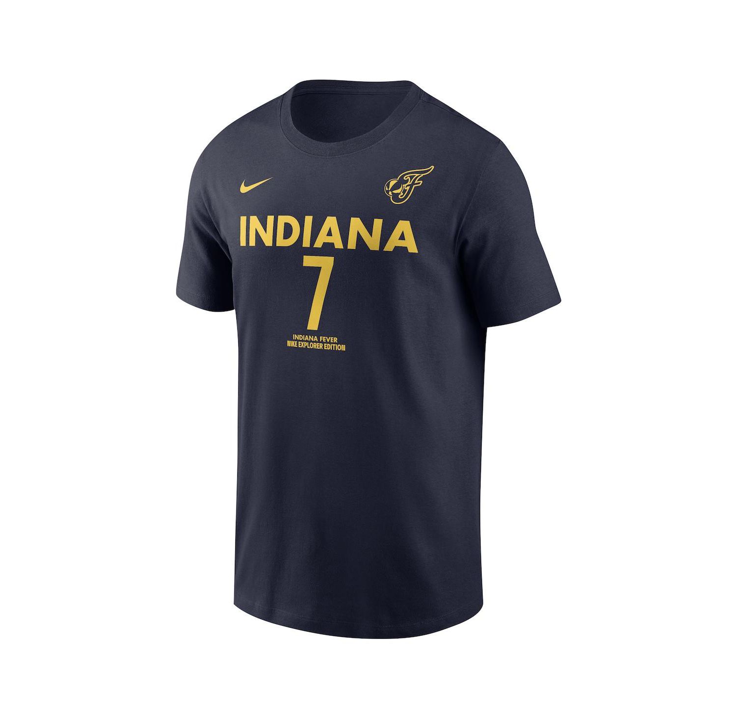 Men's and Women's Aliyah Boston Navy Indiana Fever Explorer Edition Name & Number T-Shirt