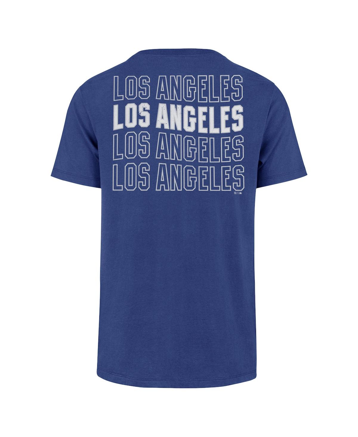'47 Brand Men'sLos Angeles Dodgers Hang Back Franklin T-Shirt - Royal