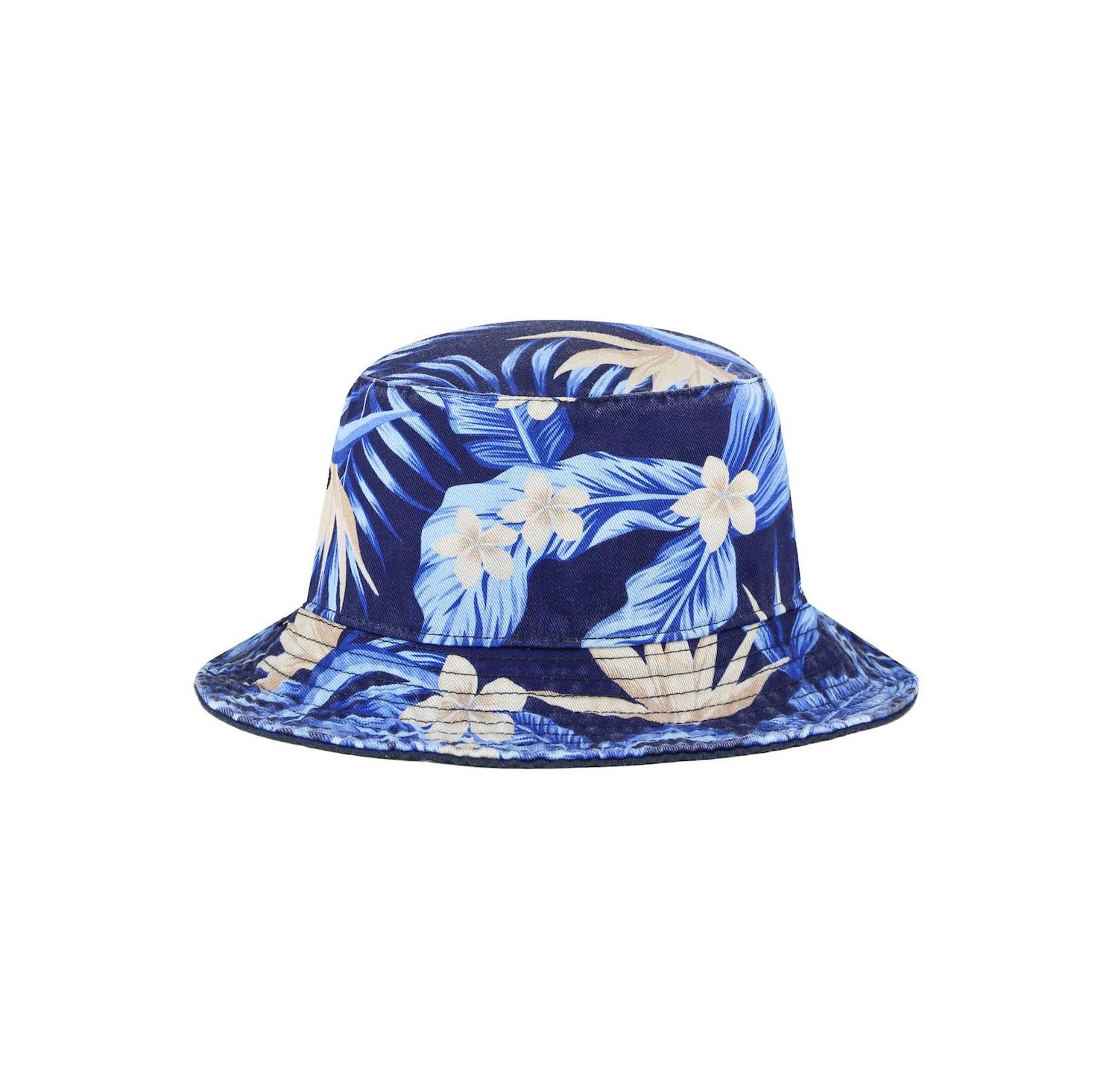 Men's Navy Auburn Tigers Tropicalia Bucket Hat