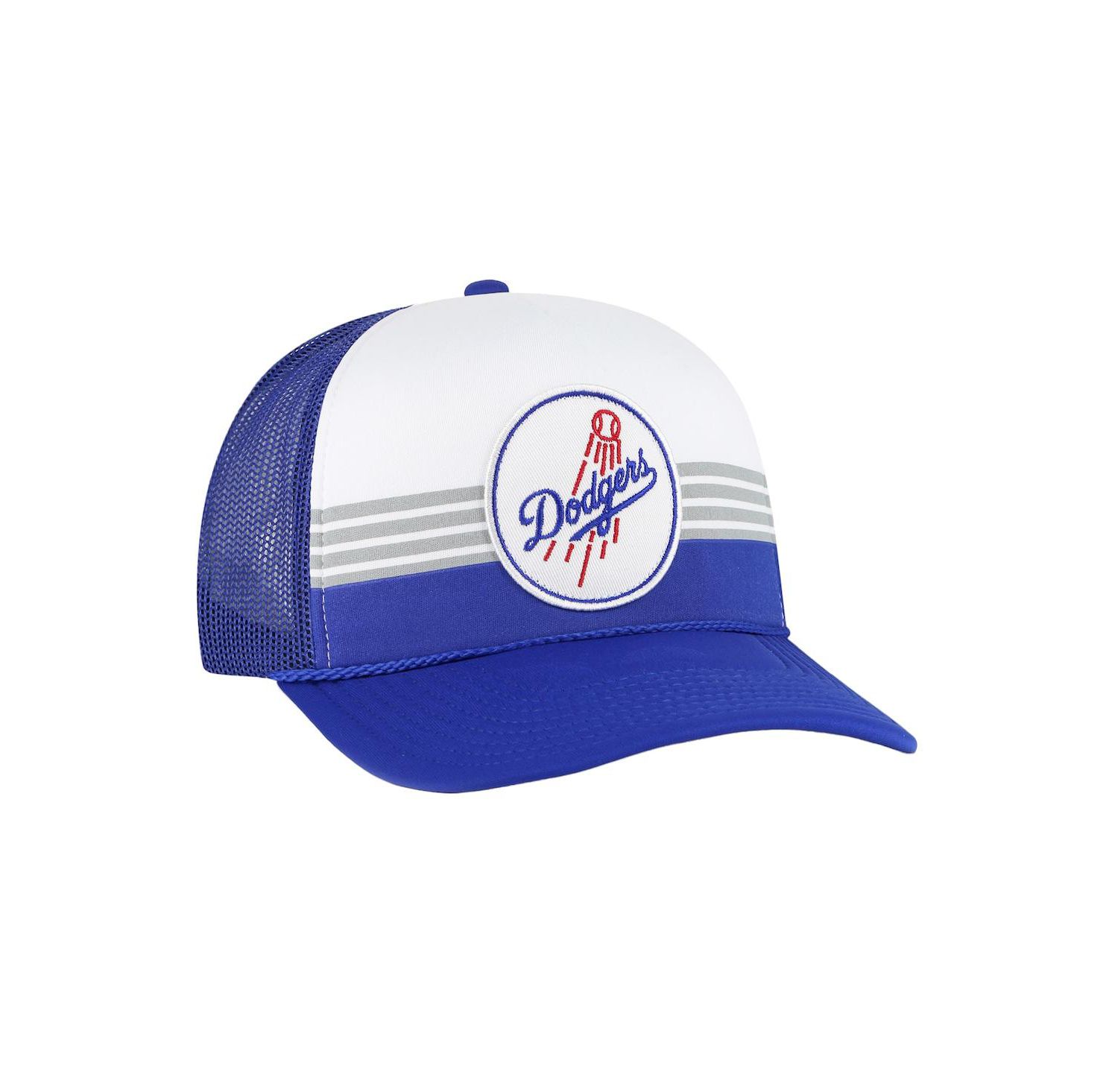 Men's Royal Los Angeles Dodgers Lift Off Foam Front Mesh Trucker Adjustable Hat