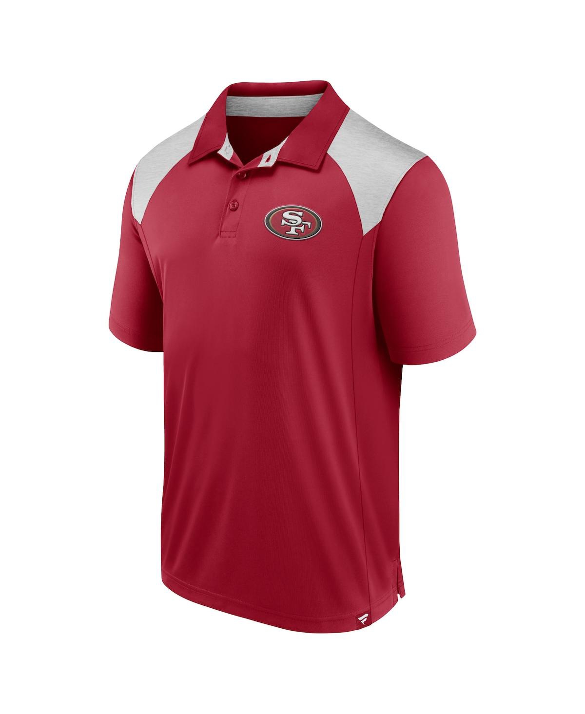 Fanatics Men's Scarlet San Francisco 49ers Primary Polo Shirt In Scarlet