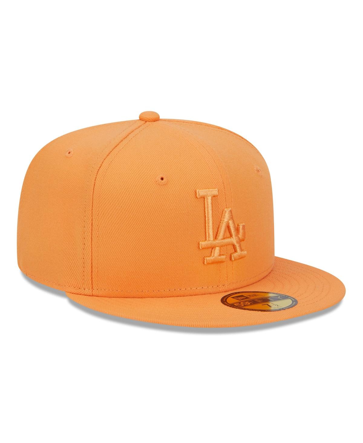 New Era Men'sLos Angeles Dodgers Spring Color 59FIFTY Fitted Hat - Orange