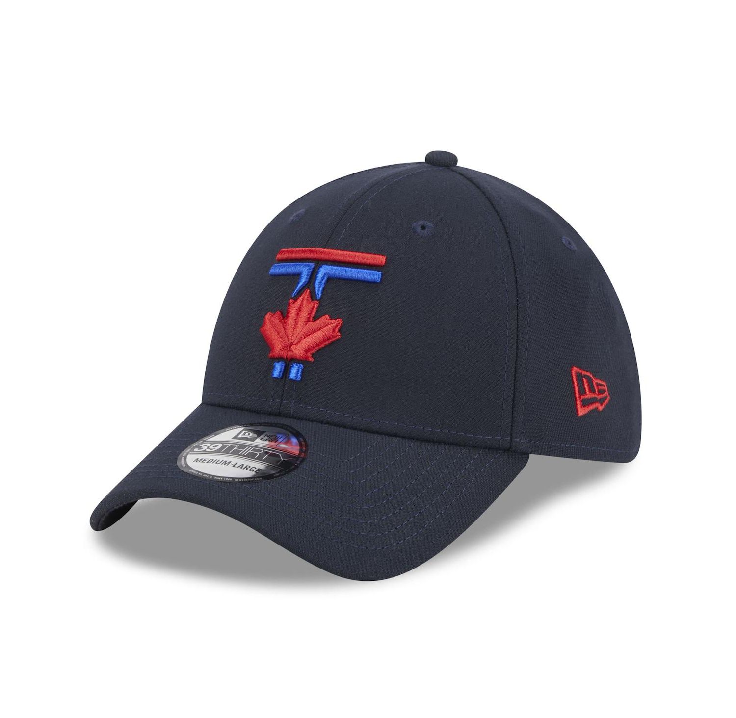 Men's Navy Toronto Blue Jays 2024 City Connect 39THIRTY Flex Hat