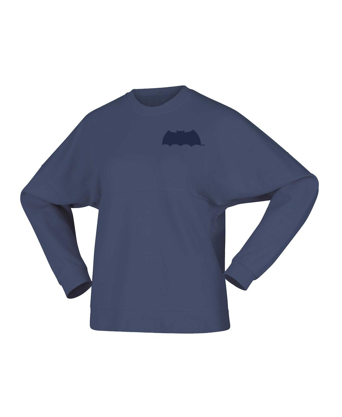 Spirit Jersey Men's And Women's Blue Batman The Dark Knight Returns Moonlight Fleece Pullover Sweatshirt In Blue