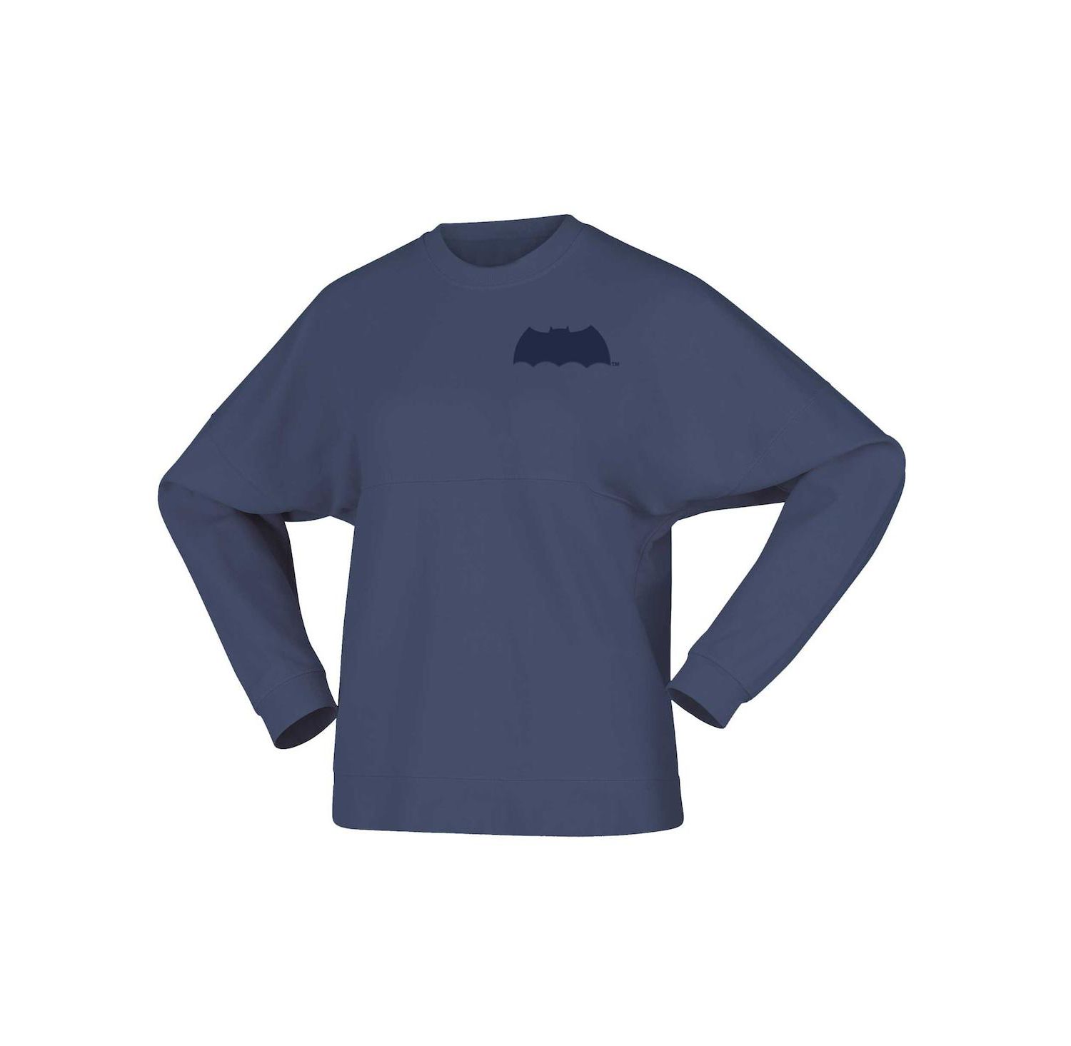 Men's and Women's Blue Batman The Dark Knight Returns Moonlight Fleece Pullover Sweatshirt