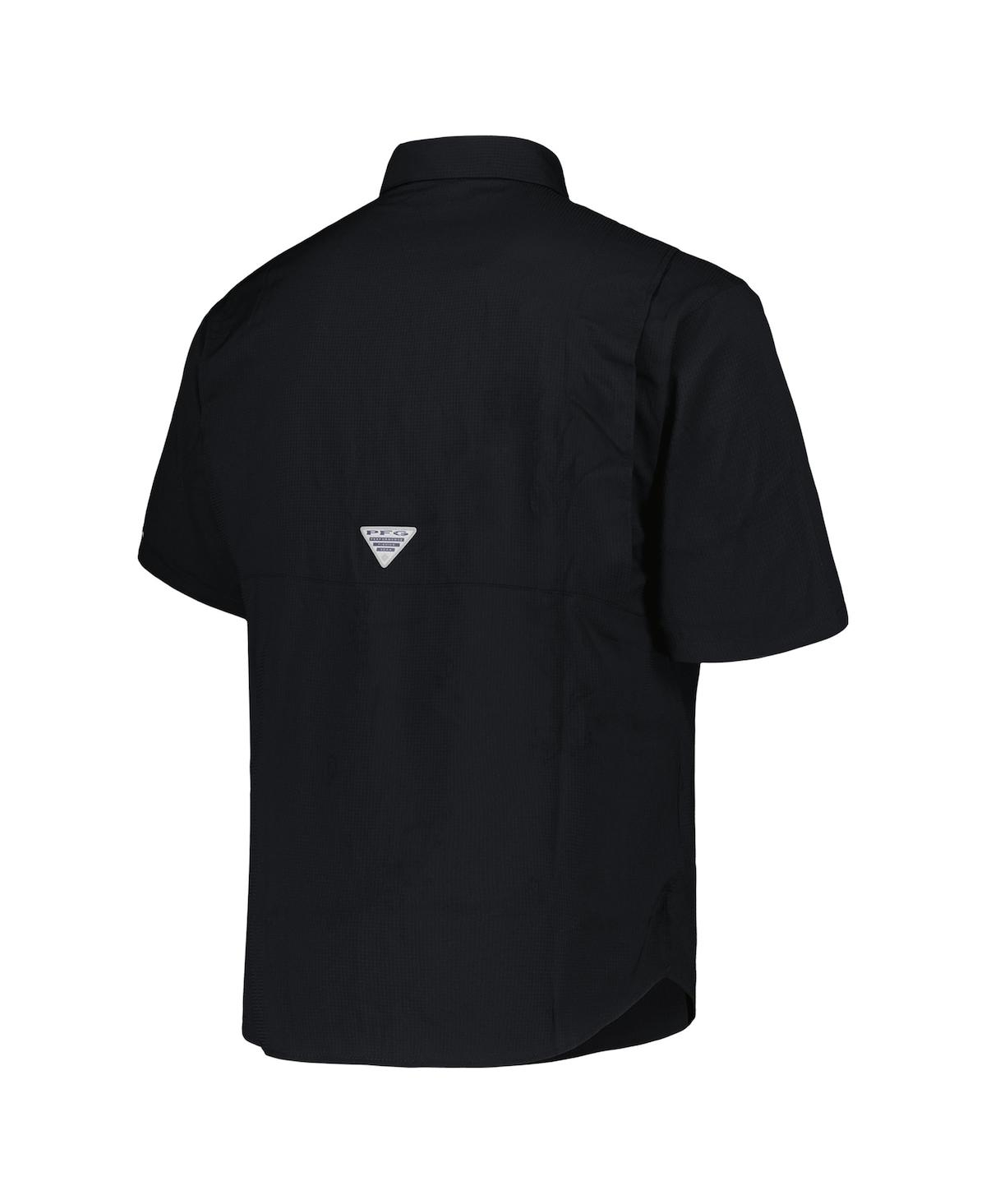 Columbia Men's Black Arizona Diamondbacks Tamiami Omni-shade Button-down Shirt In Black