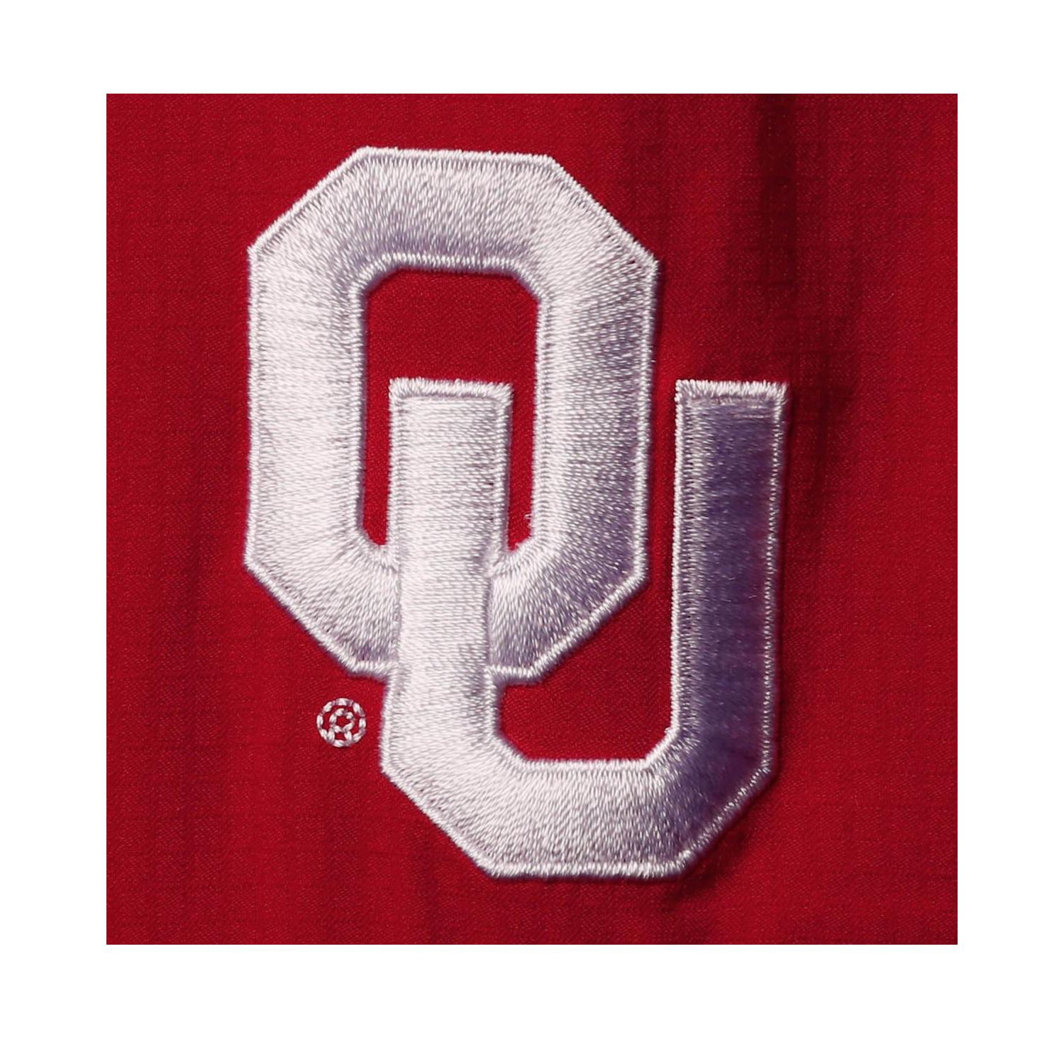 Men's Crimson Oklahoma Sooners Big & Tall Tamiami Omni-Shade Button-Down Shirt