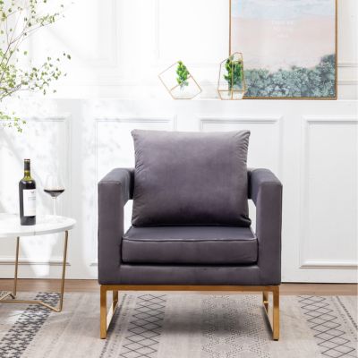 Contemporary Upholstered Accent Arm Chair