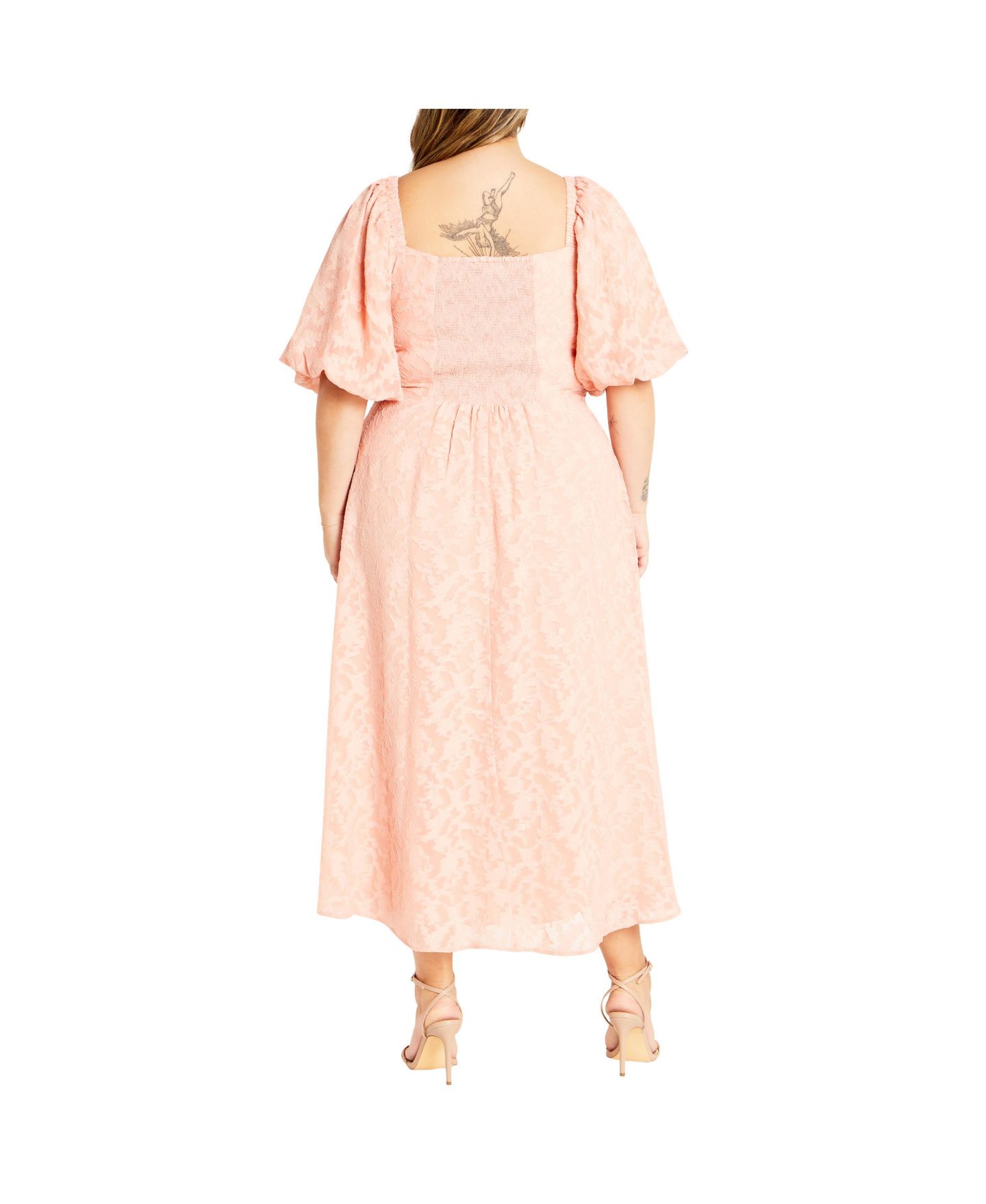 Женское платье CITY CHIC Inez Maxi, цвет: Пыльный розовый — фото 2