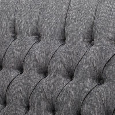 1 Count Fabric Contemporary Nailhead Wingback Pushback Recliner