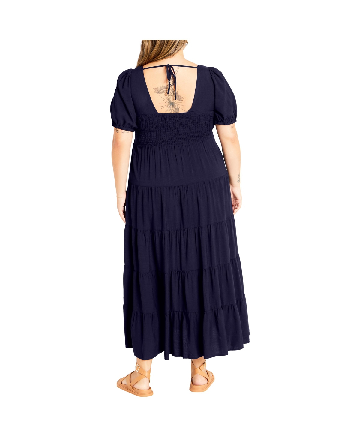 City Chic Women's Mila Plain Dress