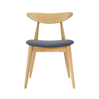 Streamdale Mid-Century Modern Upholstered Rubberwood Chair