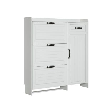 Premium Shoe Cabinet with Ample Storage and Dust Protection