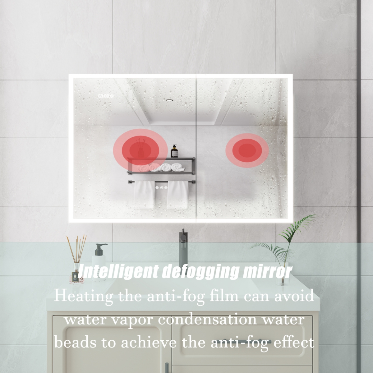 Streamdale Adjustable Smart Mirror with Display