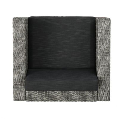 Streamdale Cozy Wicker Club Chairs with Durable Cushions
