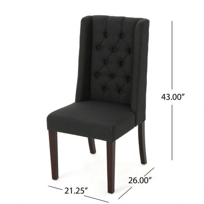 Elegant Tufted Wingback Dining Chairs Sophistication and Comfort