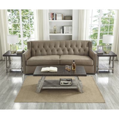 3-Piece Weathered Coffee Table Set