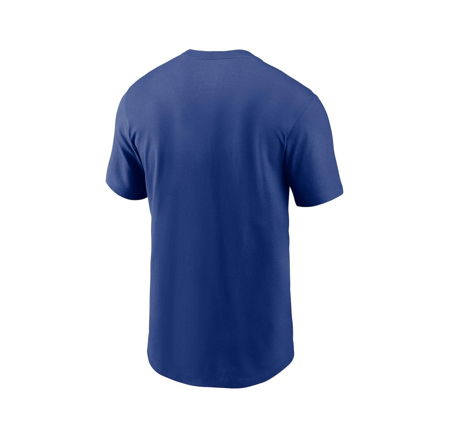 Men's Royal New York Giants Primetime Wordmark Essential T-Shirt