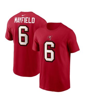 Nike Men s Baker Mayfield Red Tampa Bay Buccaneers Player Name Number T Shirt Macy s