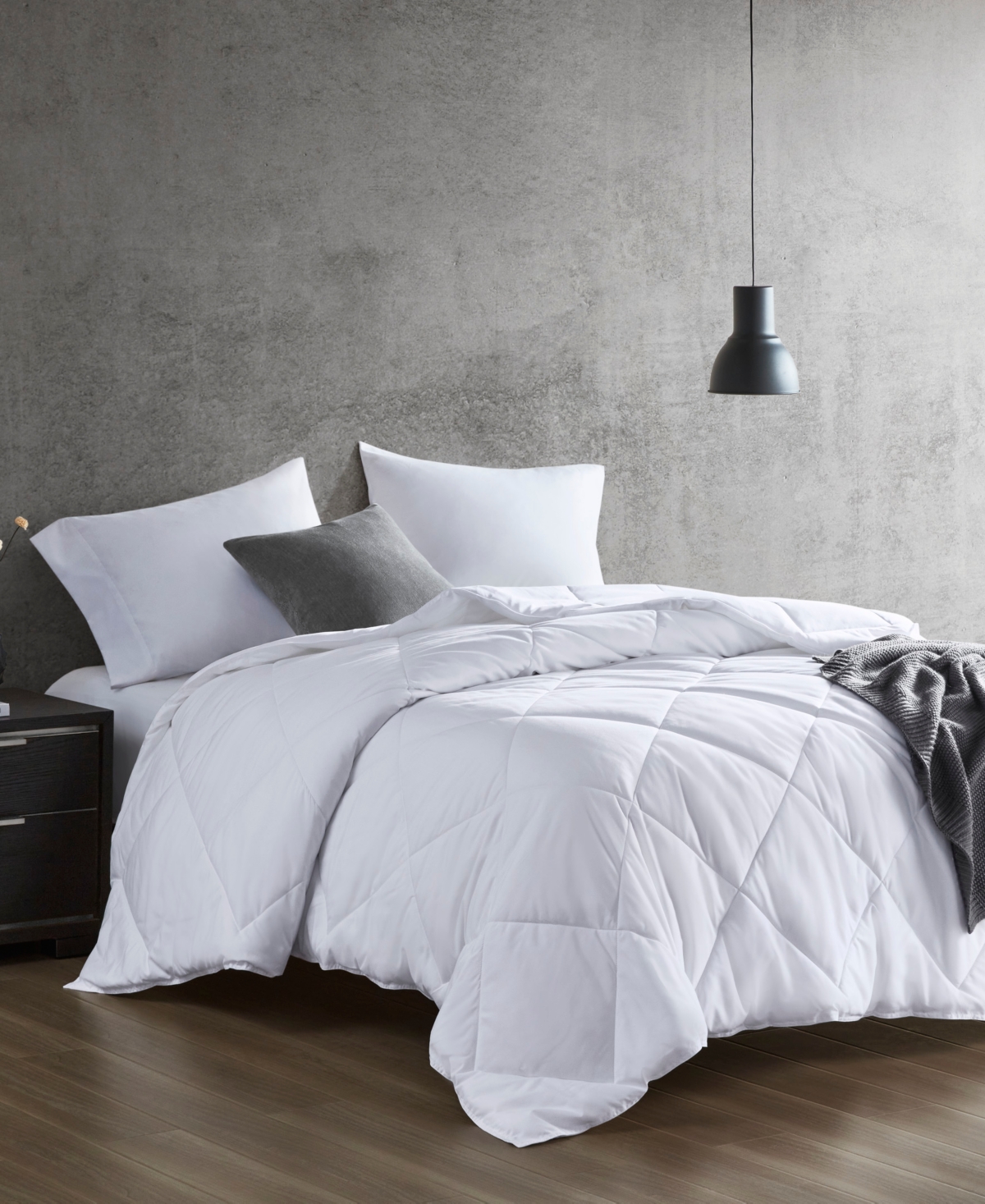 Shop Sharper Image Cooling Touch Oversized Down Alternative Comforter, Full/queen In White