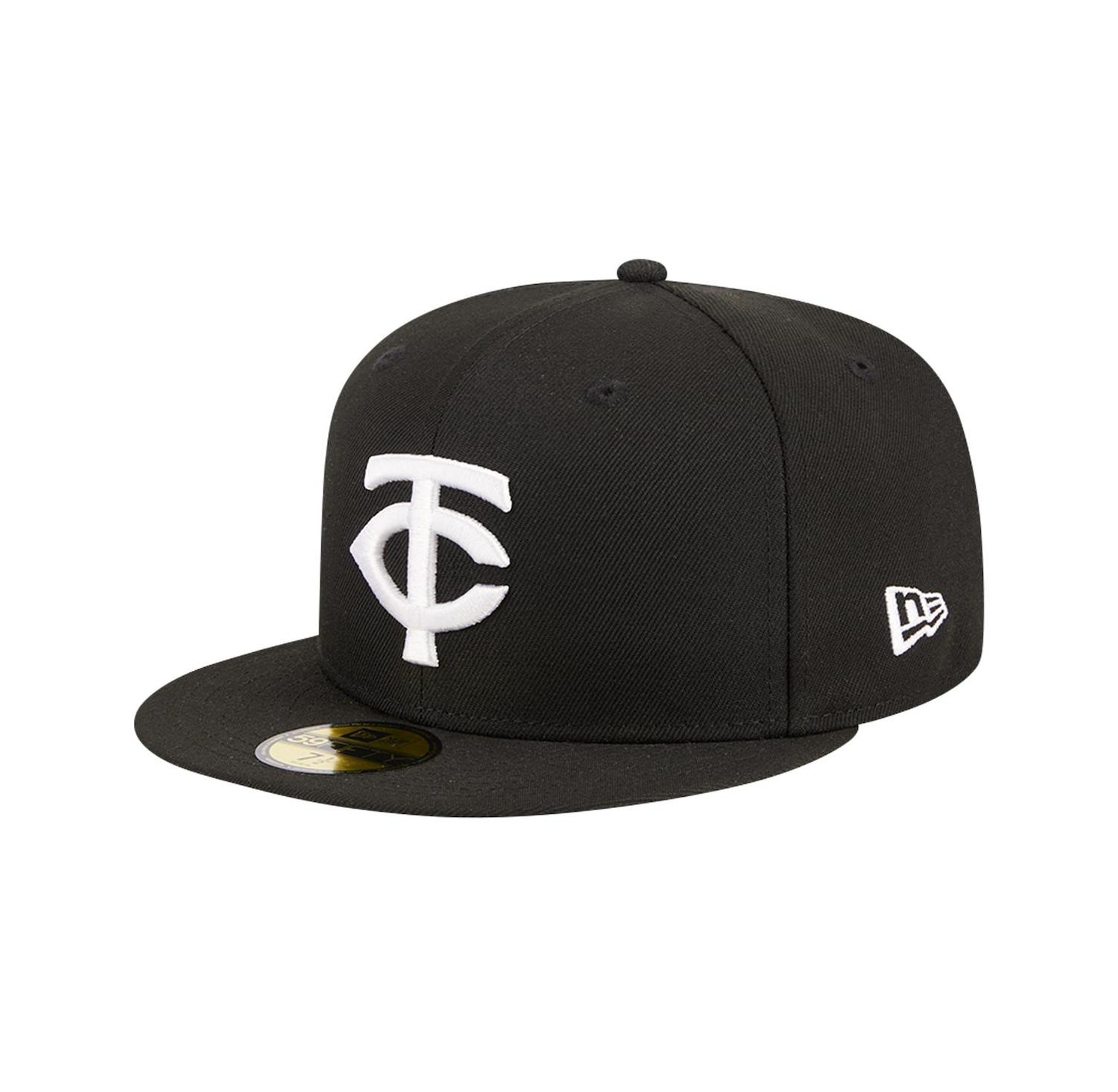 Men's Black Minnesota Twins Logo 59FIFTY Fitted Hat