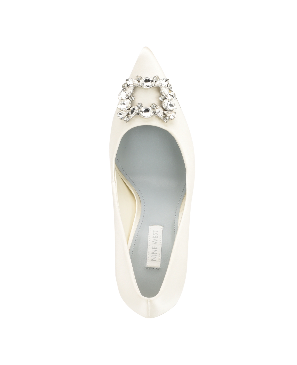 Nine West Women's Fana Bridal Pointy Toe Embellished Dress Pumps