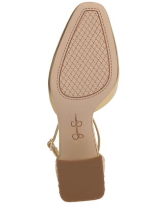 Women's Fulian Ankle-Strap Block-Heel Pumps