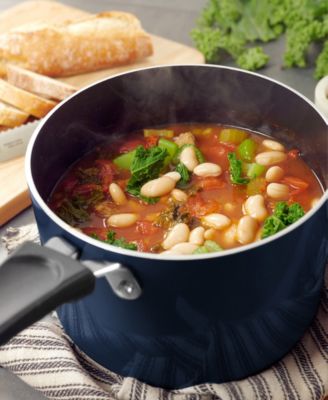 Porcelain Enamel Heavy Gauge Aluminum Non Stick 11 Piece Cookware Set