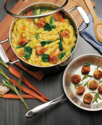 TriPly Clad Stainless Steel Glass Lid 8 Pc Cookware Set