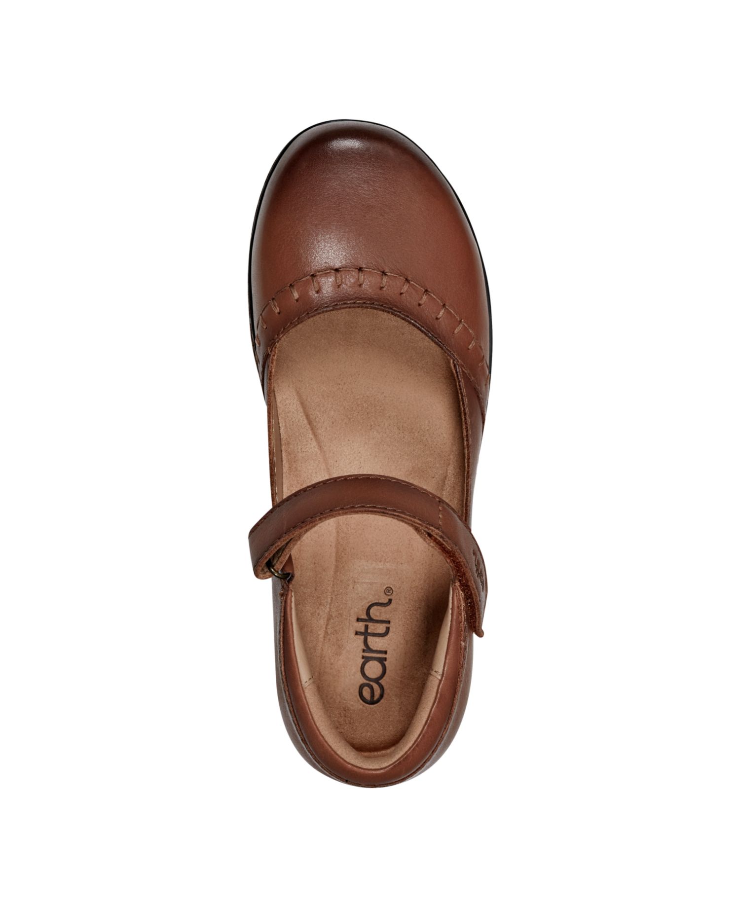 Women's Kalece Leather Stitched Mary Jane Flats