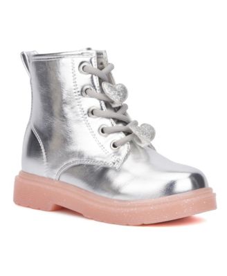 Little Girls Space Case Combat Boots