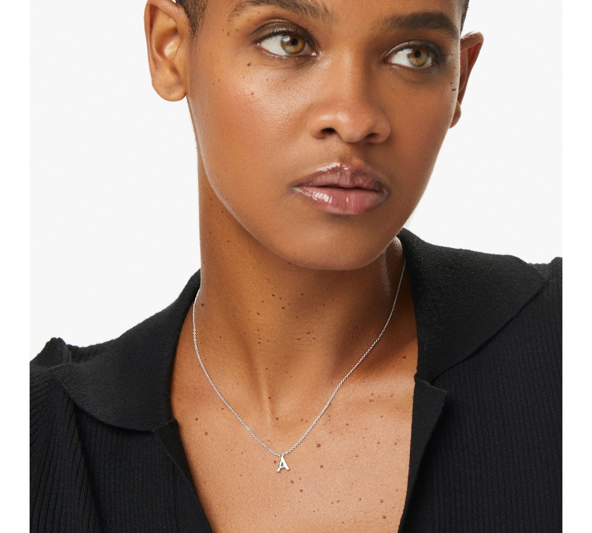 Ana Luisa Silver Initial Necklace - Letter Necklace - Silver initial - letter n