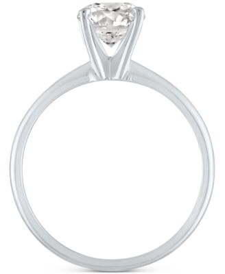 GIA Certified Diamond Solitaire Engagement Ring (2 ct. t.w.) in 14k White Gold