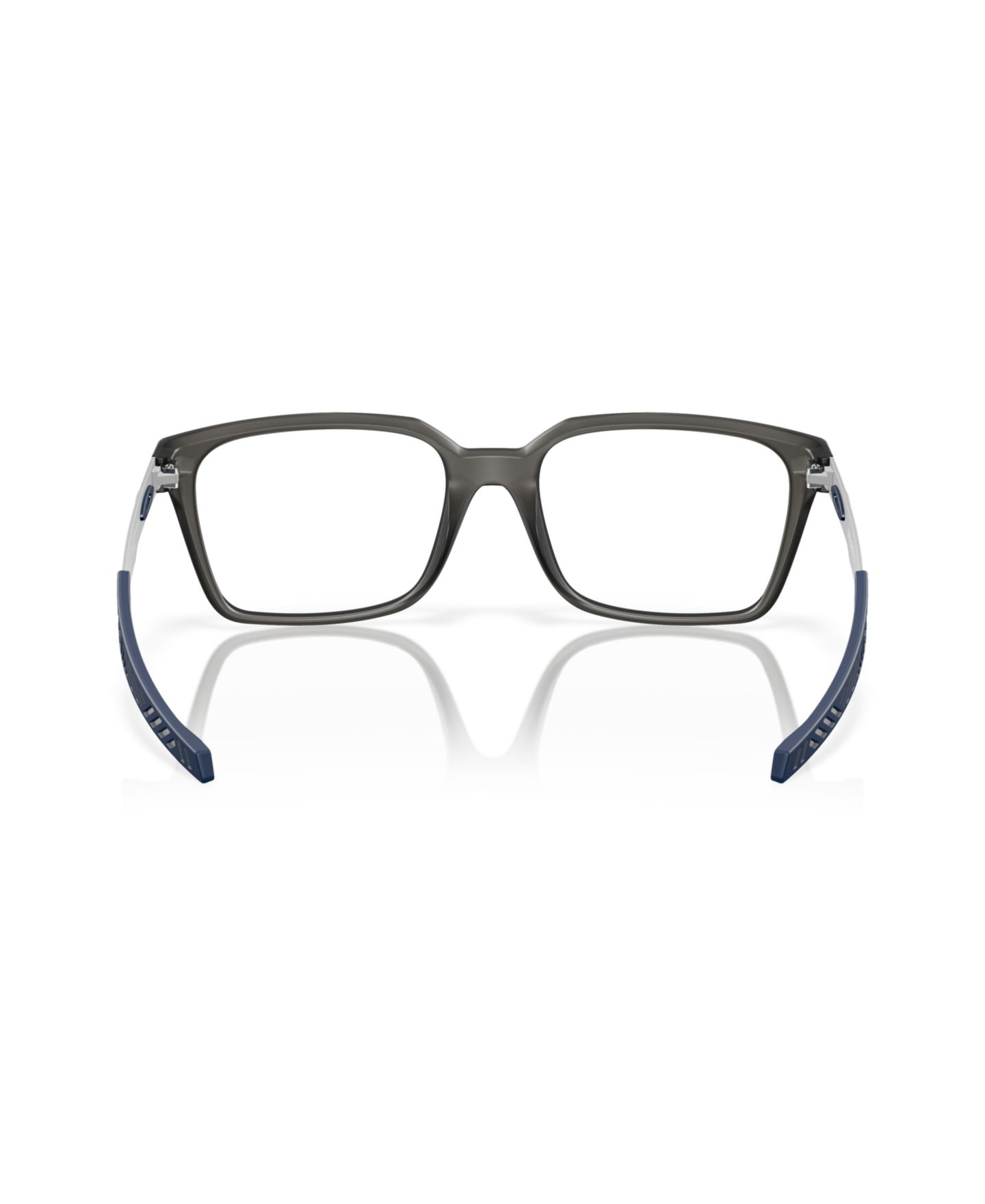Мужские очки Celine Oakley Man Rectangle Plastic OX8180F Dehaven (Low Bridge Fit) Eyeglasses, цвет: Атласный серый дымчатый — фото 4
