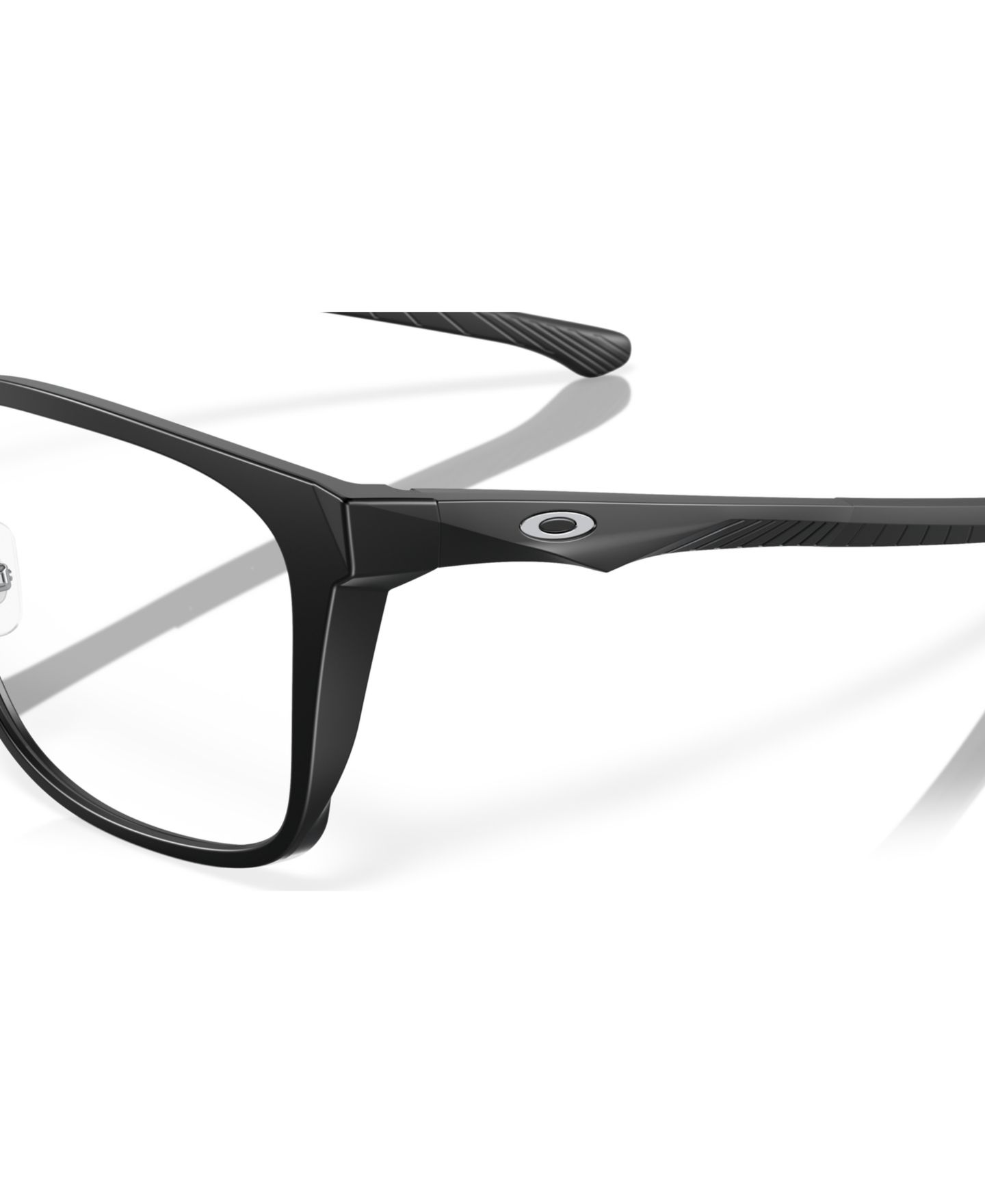 Мужские очки Oakley Man Square Plastic OX8182 Hip Tone Eyeglasses, цвет: Атласный чёрный — фото 6