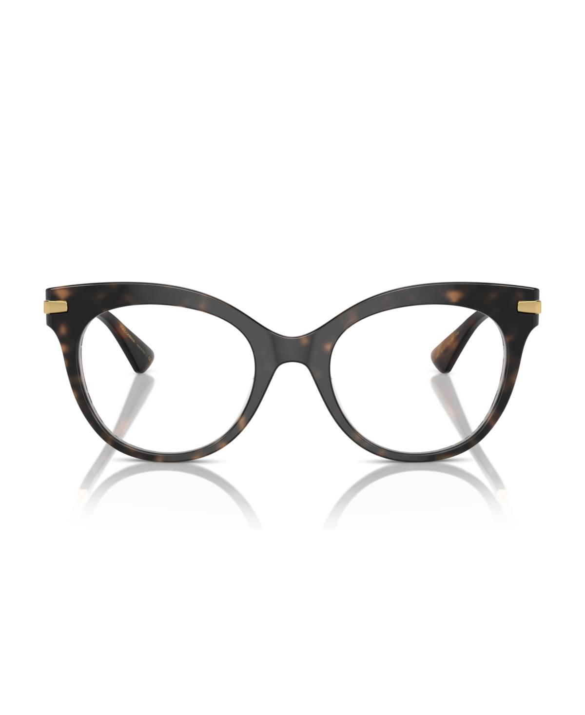 Dolce & Gabbana Women's Eyeglasses, Dg3392 In Havana On White Barrow