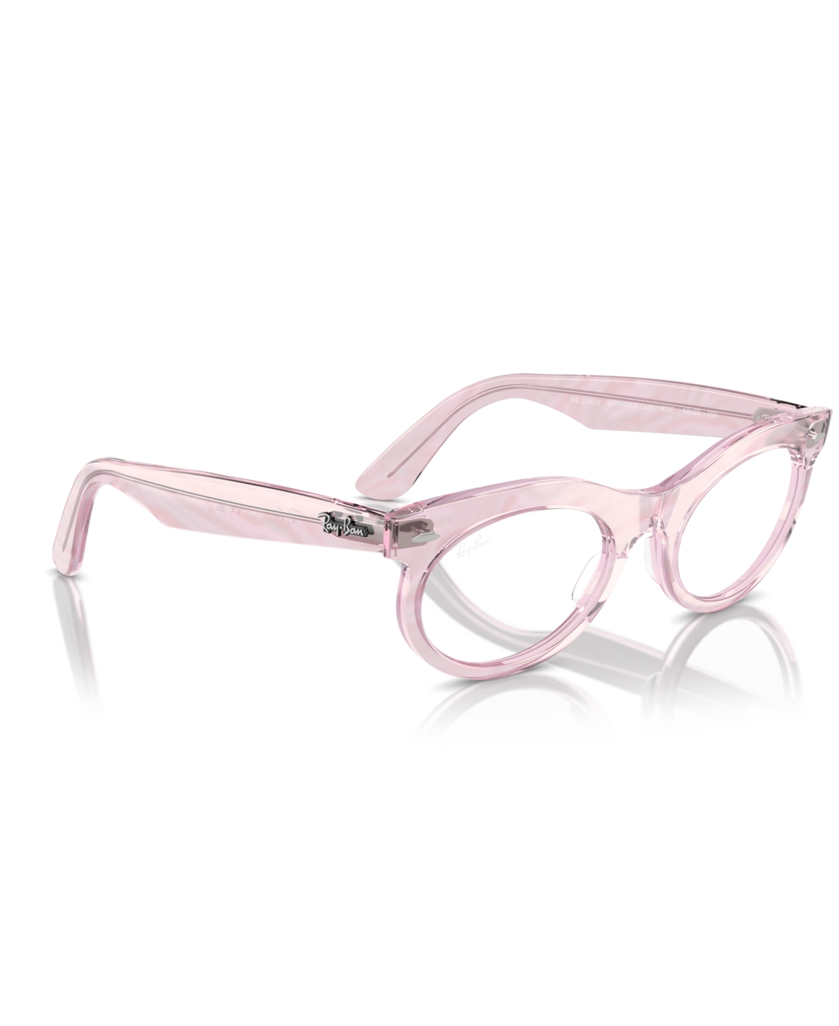 Ray Ban Unisex Eyeglasses, Rb2242v In Photo Waves Brown