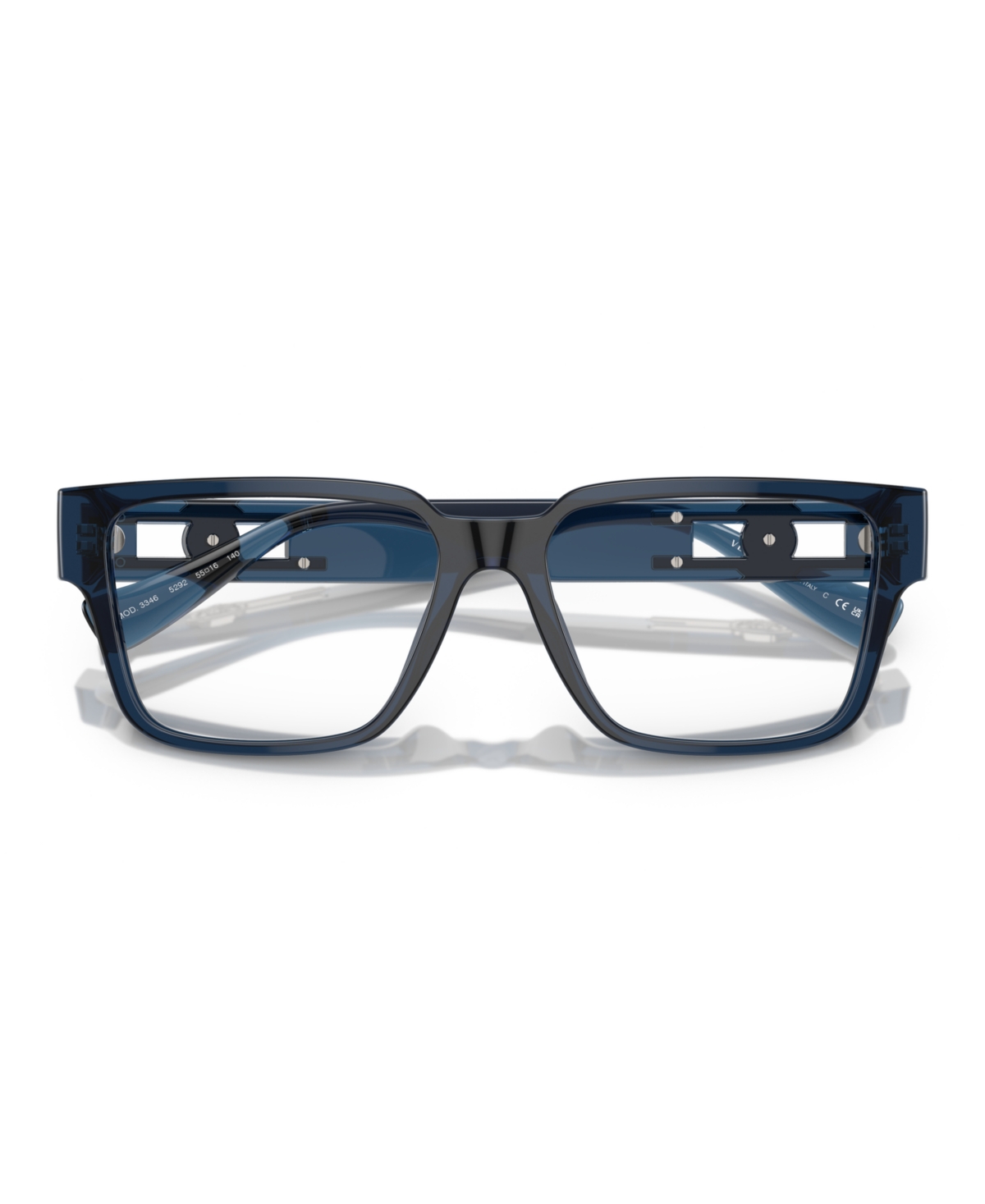 Versace Men's Eyeglasses, Ve3346 In Blue Transparent