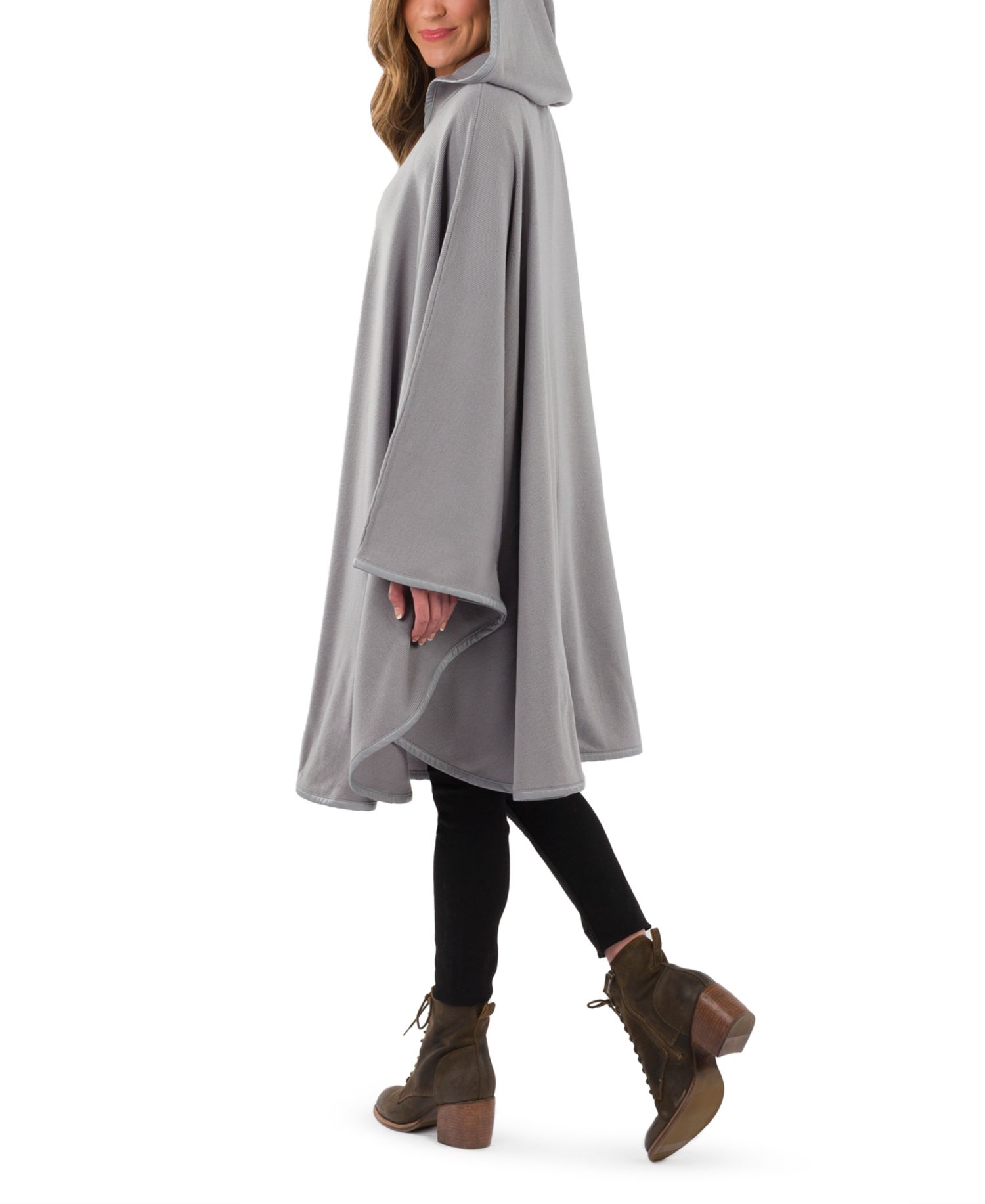 Women's Hooded Cape with Clasp