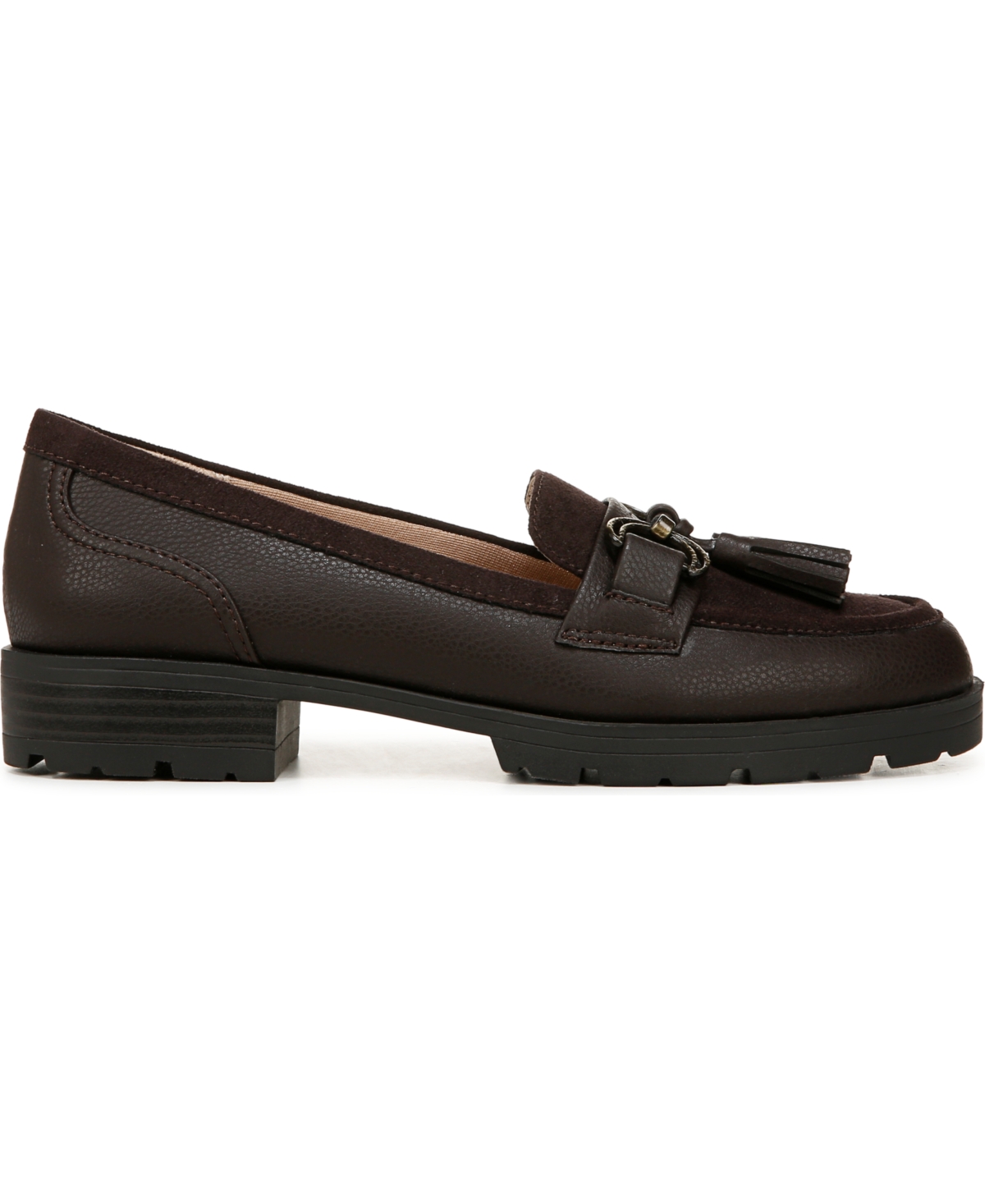 LifeStride Logan Lug Sole Loafers -Microfiber