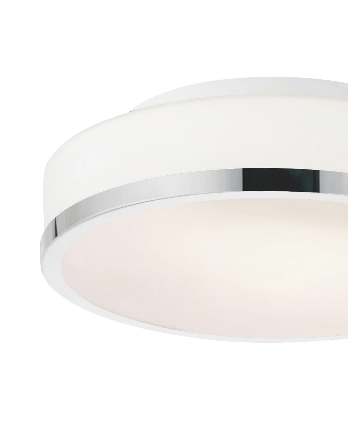 CWI LIGHTING FROSTED 2 LIGHT DRUM SHADE FLUSH MOUNT 