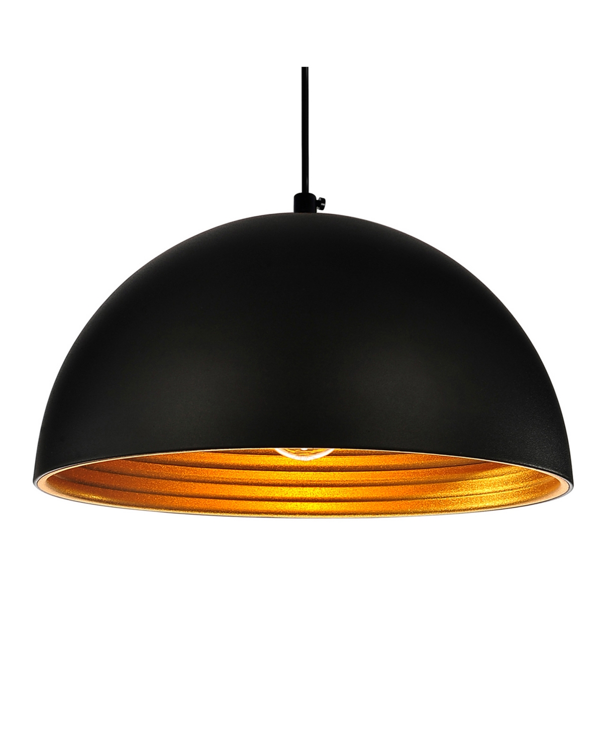Cwi Lighting Modest 1 Light Down Mini Pendant In Black