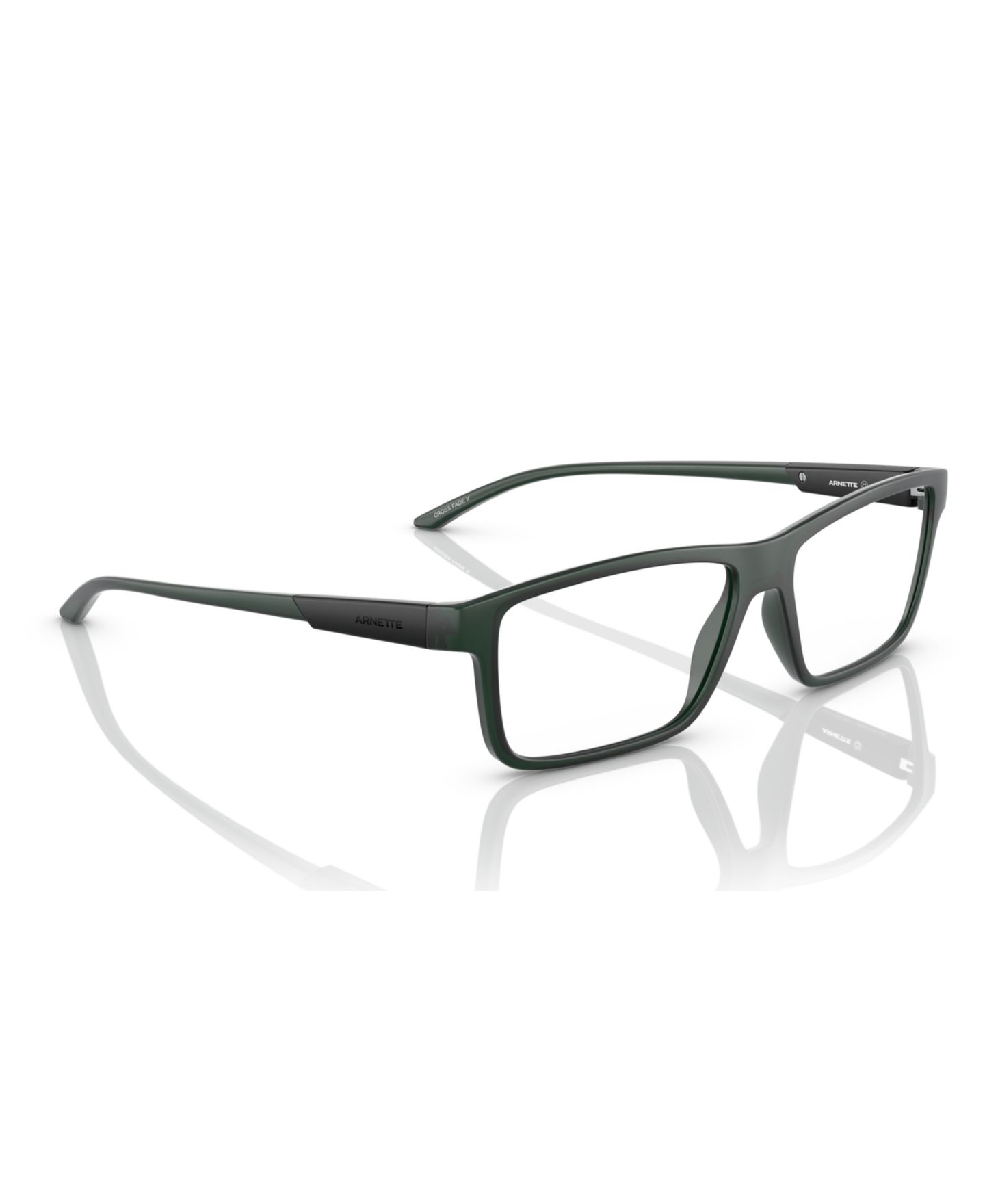 Очки Arnette Unisex Pillow Plastic AN7216 Cross Fade II Eyeglasses, цвет: Матовый зелёный — фото 3