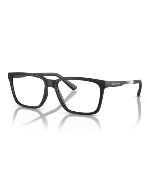 Мужские очки Armani Exchange Man Rectangle Plastic AX3103 Eyeglasses, цвет: Матовый чёрный