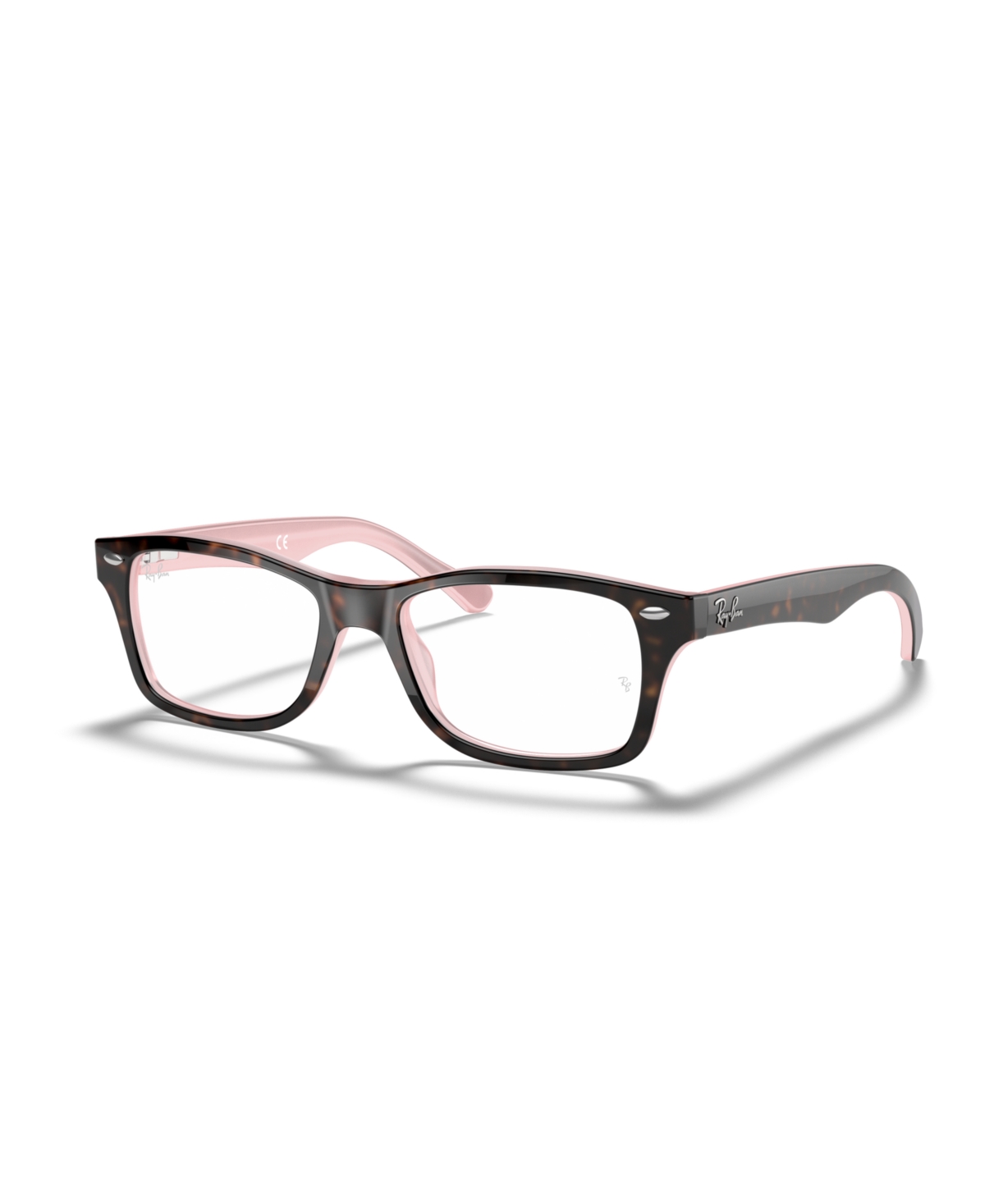 Child Eyeglasses, RB1531 - Top Violet On Transparent Violet