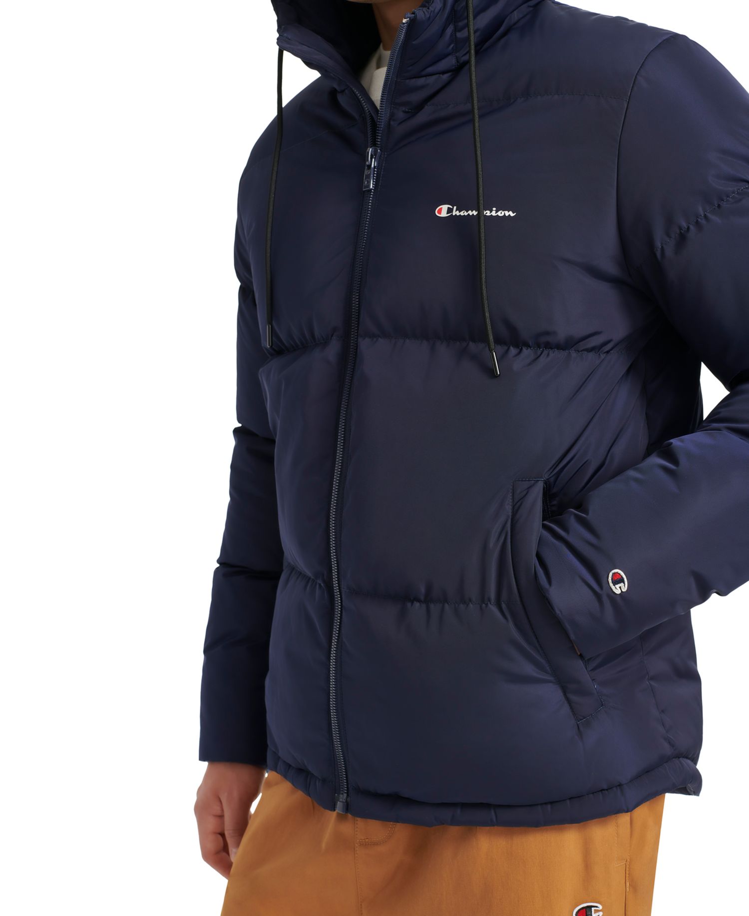 Men's Quilted Full-Zip Hooded Puffer Jacket