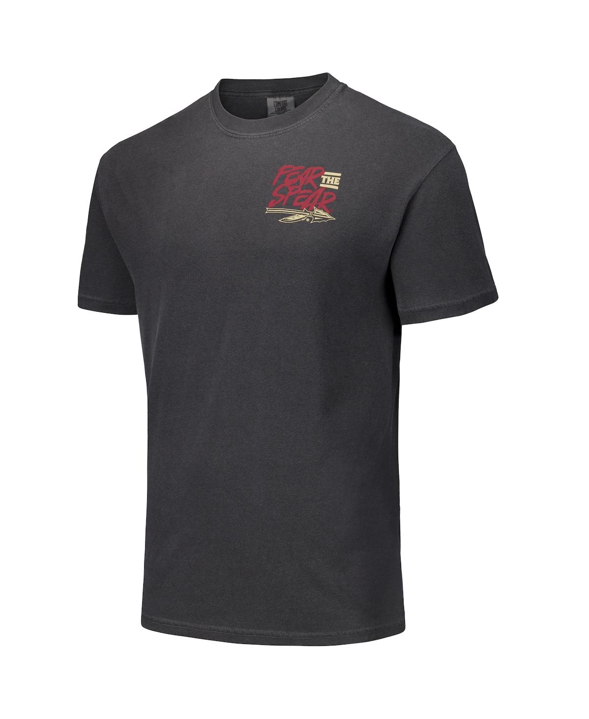 Image One Men's and Women'sFlorida State Seminoles Hyper Local Statue Stadium Nation T-Shirt - Black