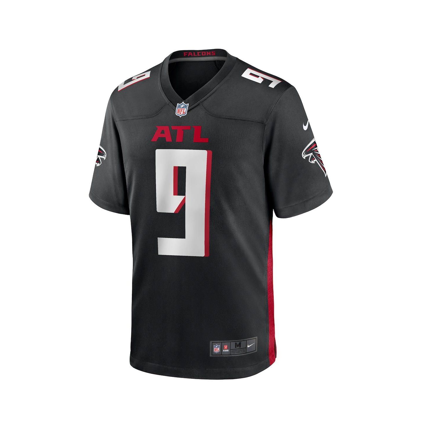 Мужской топ Nike Michael Penix Jr. Black Atlanta Falcons 2024 NFL Draft First Round Pick Player Game Jersey — фото 2